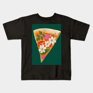 Floral Pizza Kids T-Shirt